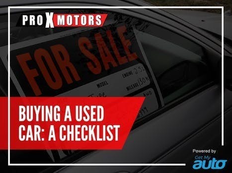 Buying a Used Car: A Checklist