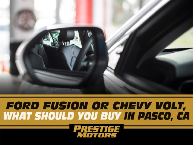 Ford Fusion VS Chevy Volt, What Should You Buy in  Pasco, WA