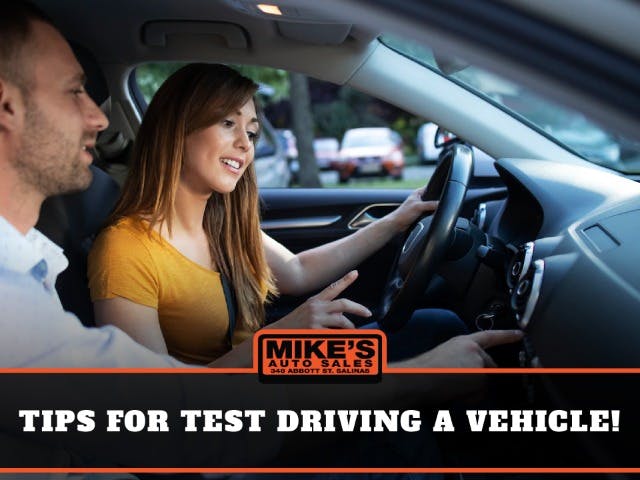 Tips For Test Driving A Vehicle!